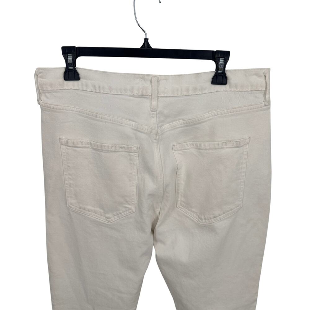 AGOLDE New Riley Crop Ankle Denim Jean in White Whip // 31 - Picture 8 of 12